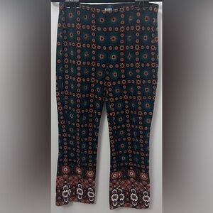 Anthropologie Maeve Floral Patterned Pants